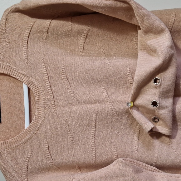 Dusty rose crew neck sweater/tunic - Picture 5 of 6